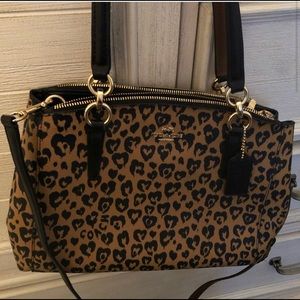 ****SOLD**** purse wild heart cheetah print